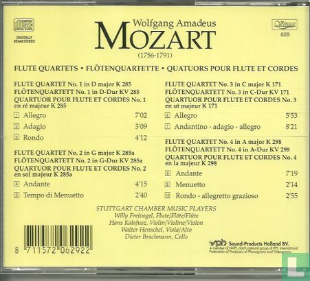 Mozart, W.A.: Complete Flute Quartets - Afbeelding 2