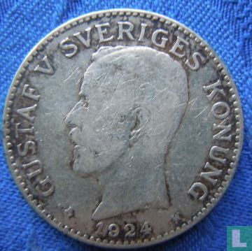 Zweden 2 kronor 1924 - Afbeelding 1