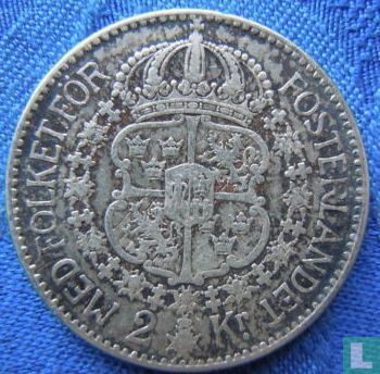 Zweden 2 kronor 1924 - Afbeelding 2
