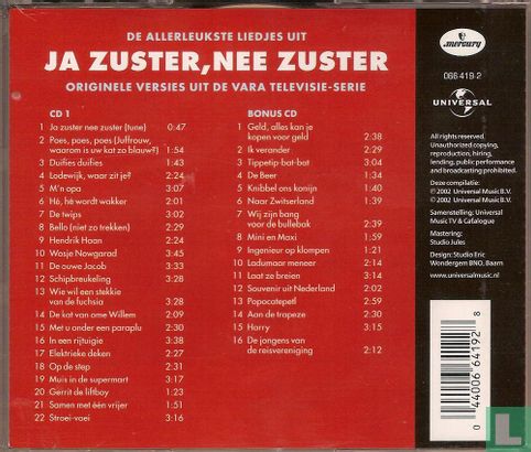 De allerleukste liedjes uit Ja zuster, nee zuster - Afbeelding 2