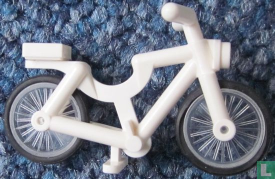 White Lego bike