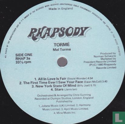 Tormé, a New Album - Image 3