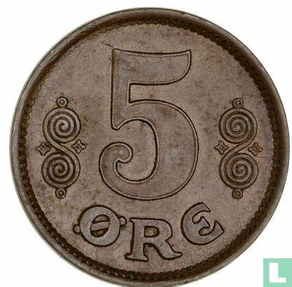 Denemarken 5 øre 1923 - Afbeelding 2