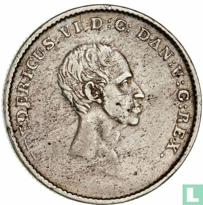 Denemarken 1 rigsbankdaler 1826 - Afbeelding 2