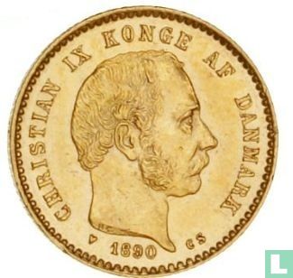 Denemarken 10 kroner 1890 - Afbeelding 1