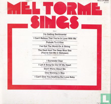 Mel Torme Sings  - Afbeelding 2