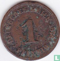 Duitse Rijk 1 pfennig 1876 (B) - Afbeelding 1