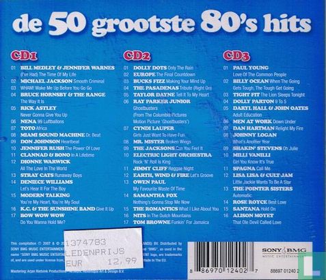 De 50 grootste 80s hits - Afbeelding 2