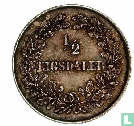 Denemarken ½ rigsdaler 1855 - Afbeelding 2