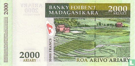 Madagascar 2000 Ariary - Image 2
