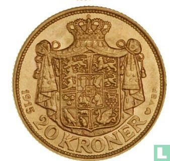 Denemarken 20 kroner 1915 - Afbeelding 1