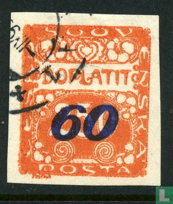 taxstamp with overprint