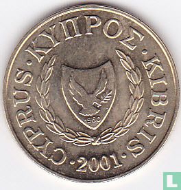 Cyprus 5 cents 2001 - Image 1
