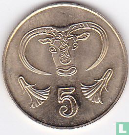 Cyprus 5 cents 2001 - Image 2