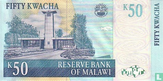 Malawi 50 Kwacha 2009 - Image 2