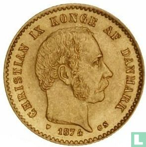 Denemarken 10 kroner 1874 - Afbeelding 1