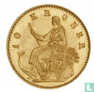 Dänemark 10 Kroner 1874 - Bild 2