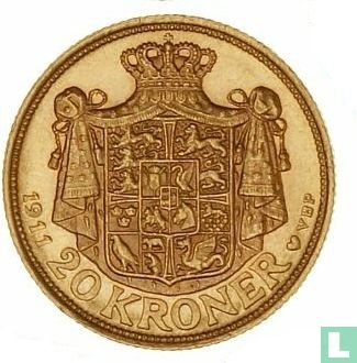 Denmark 20 kroner 1911 - Image 1