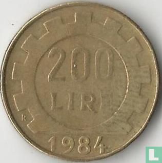 Italië 200 lire 1984 - Afbeelding 1