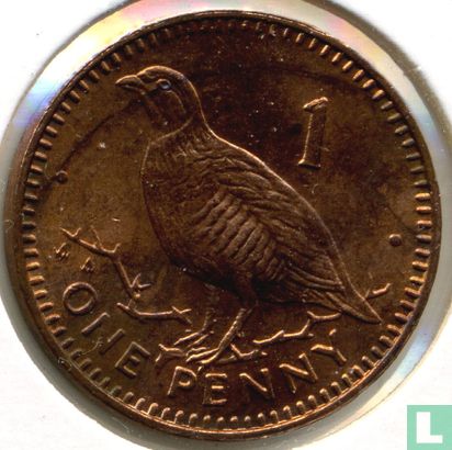 Gibraltar 1 penny 1991 - Image 2