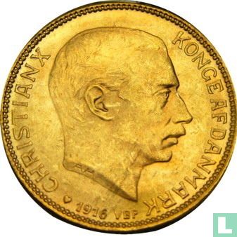 Dänemark 20 Kroner 1916 - Bild 2