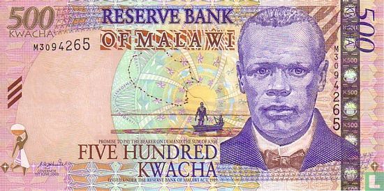 Malawi 500 Kwacha 2003 - Image 1