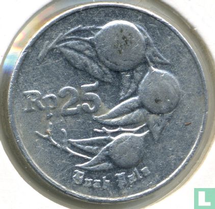 Indonesia 25 rupiah 1994 - Image 2