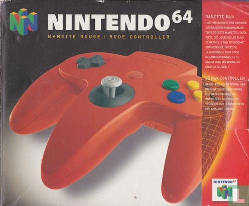 Nintendo 64 Controller (Rood) - Bild 1