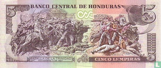 Honduras 5 Lempiras - Image 2