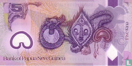 Papoea-Nieuw-Guinea 5 Kina ND (2008) - Afbeelding 2
