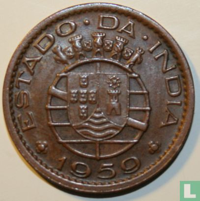 Portuguese India 10 centavos 1959 - Image 1