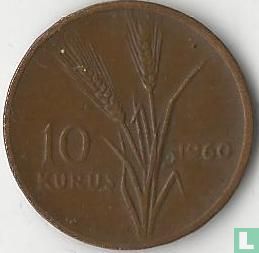 Turquie 10 kurus 1960 - Image 1