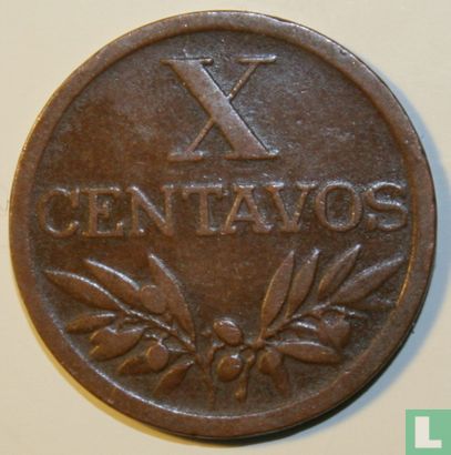 Portugal 10 centavos 1950 - Afbeelding 2
