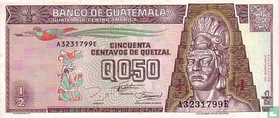1/2 Quetzal GUATEMALA - Image 1