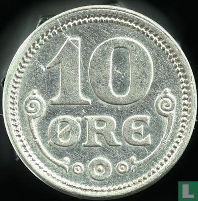 Denemarken 10 øre 1917 - Afbeelding 2