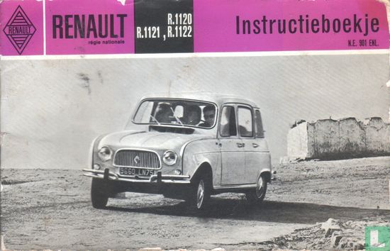 Renault 4 Instructieboekje - Afbeelding 1