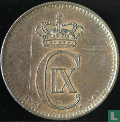 Denemarken 5 øre 1891 - Afbeelding 1