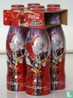 Coca-Cola serious request aluminium fles