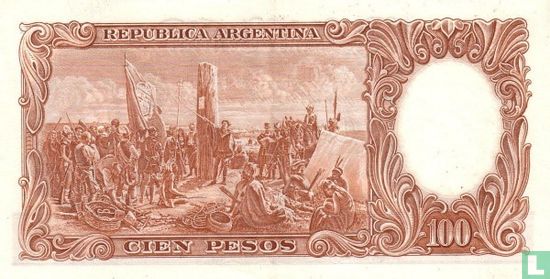 Argentinië 100 Pesos  - Afbeelding 2