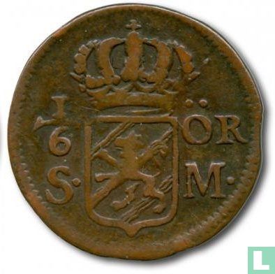 Suède 1/6 öre S.M. 1718 - Image 2