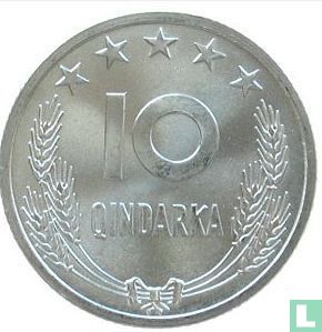 Albanië 10 qindarka 1964 - Afbeelding 2