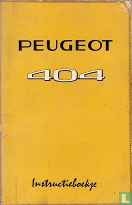 Peugeot 404 instructieboekje - Image 1