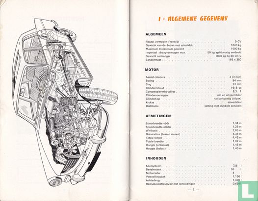 Peugeot 404 instructieboekje - Afbeelding 3