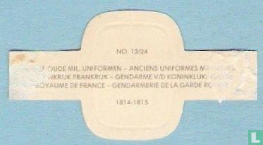 Royaume de France - Gendarmerie de la Garde Royale  1814-1815 - Image 2