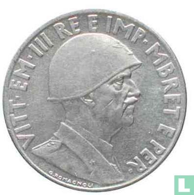 Albanië 1 lek 1939 (magnetisch) - Afbeelding 2