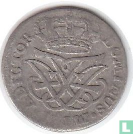 Denemarken 4 skilling 1728 - Afbeelding 2