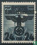 Eagle with overprint 