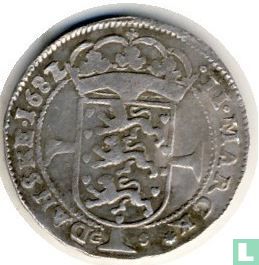 Denmark 2 marck 1682 - Image 1
