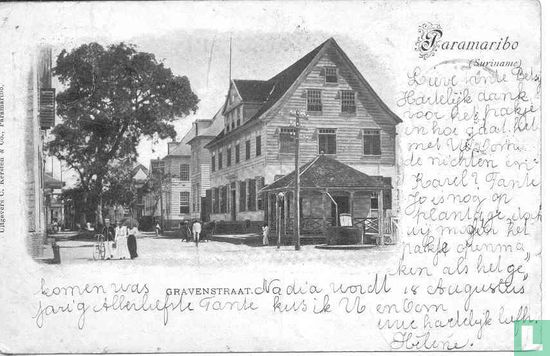 Paramaribo (Suriname.), Gravenstraat - Afbeelding 1