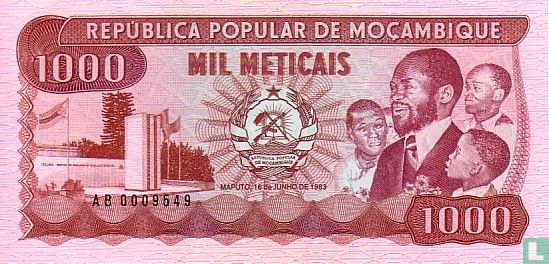 Mozambique 1000 Meticais - Afbeelding 1
